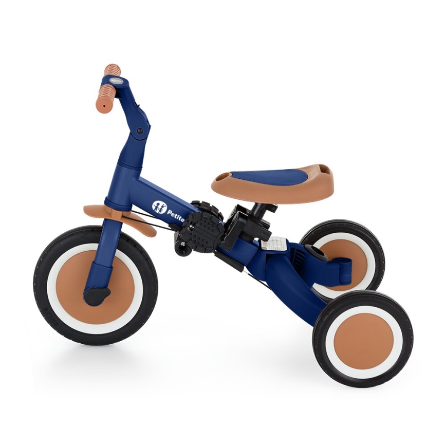 PETITE&MARS - Triciclo de criança 5em1 TURBO Enigmatic Blue