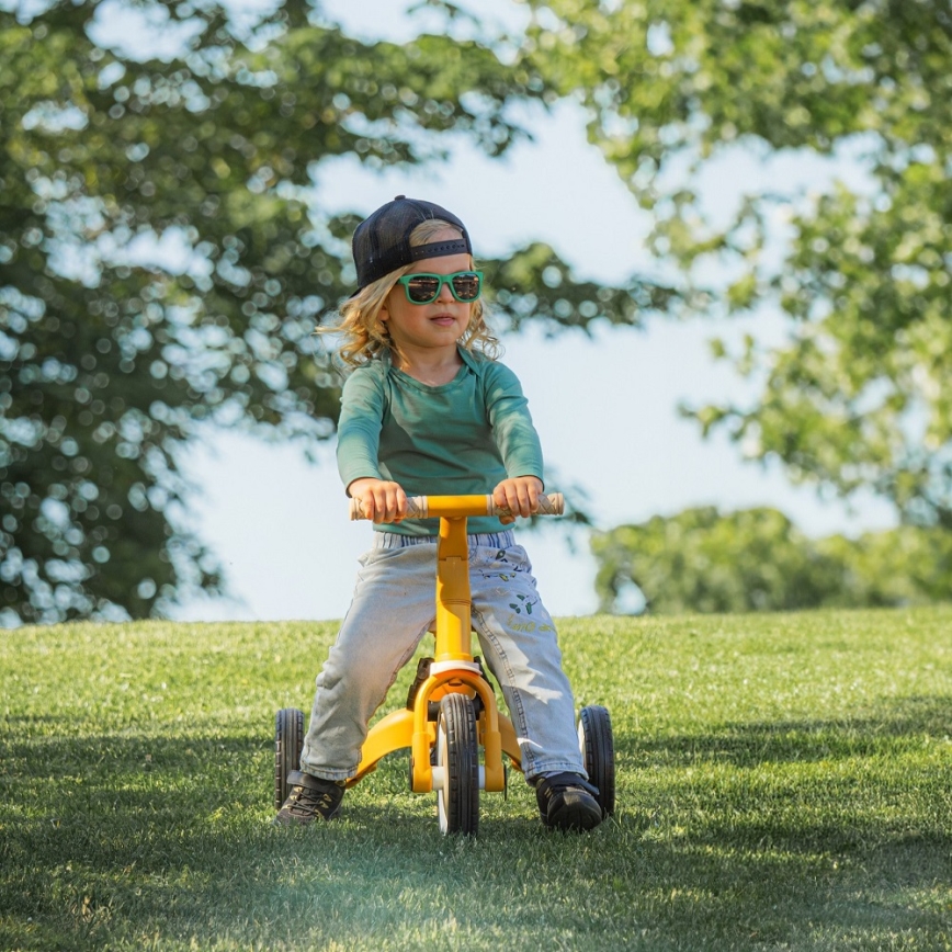 PETITE&MARS - Triciclo de criança 5em1 TURBO Intense Ochre