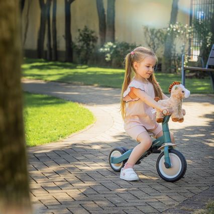 PETITE&MARS - Triciclo de criança 5em1 TURBO Misty Green