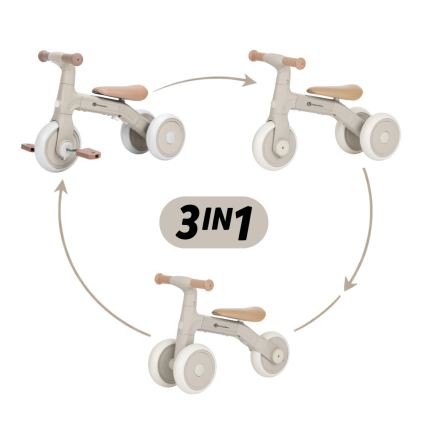 PETITE&MARS - Triciclo infantil 3 em 1 BINGO Branco Marfim