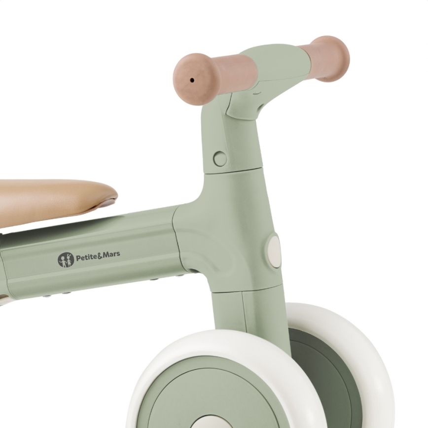 PETITE&MARS - Triciclo infantil 3 em 1 BINGO Sage Leaf
