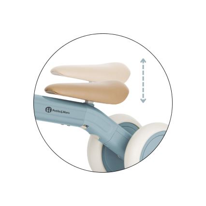 PETITE&MARS - Triciclo infantil 3 em 1 BINGO Stering Blue