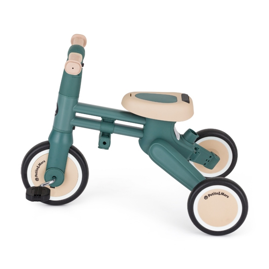 PETITE&MARS - Triciclo infantil 4 em 1 DRIFT Verde Névoa