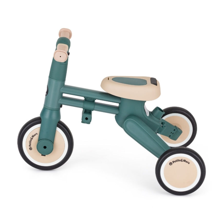 PETITE&MARS - Triciclo infantil 4 em 1 DRIFT Verde Névoa