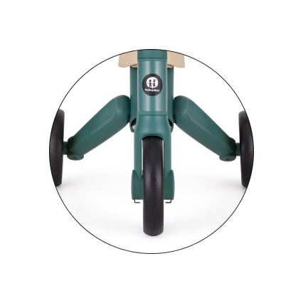 PETITE&MARS - Triciclo infantil 4 em 1 DRIFT Verde Névoa