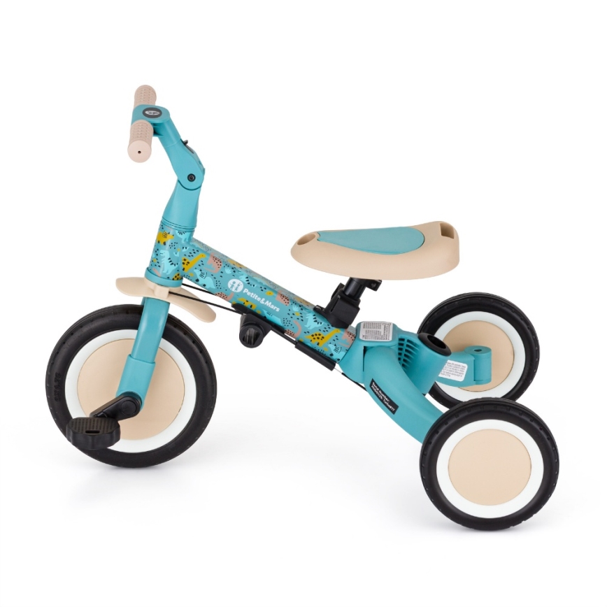 PETITE&MARS - Triciclo infantil 5 em 1 TURBO LIMITED Dino Park