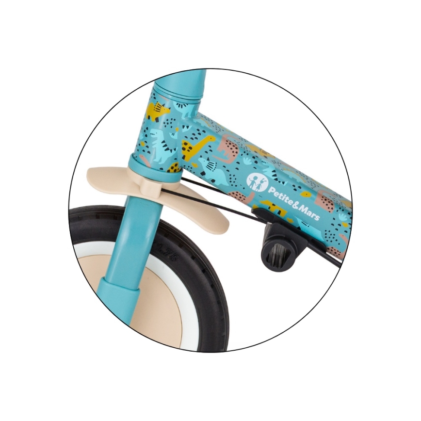 PETITE&MARS - Triciclo infantil 5 em 1 TURBO LIMITED Dino Park