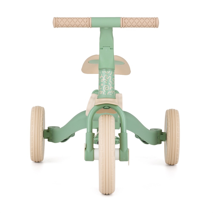 PETITE&MARS - Triciclo infantil 5 em 1 TURBO LIMITED Green Twist