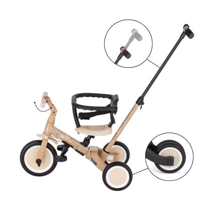 PETITE&MARS - Triciclo infantil 5 em 1 TURBO LIMITED Llama Vibes