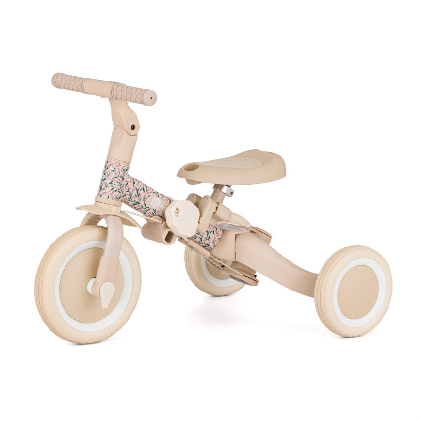 PETITE&MARS - Triciclo infantil 5 em 1 TURBO LIMITED Pink Meadow