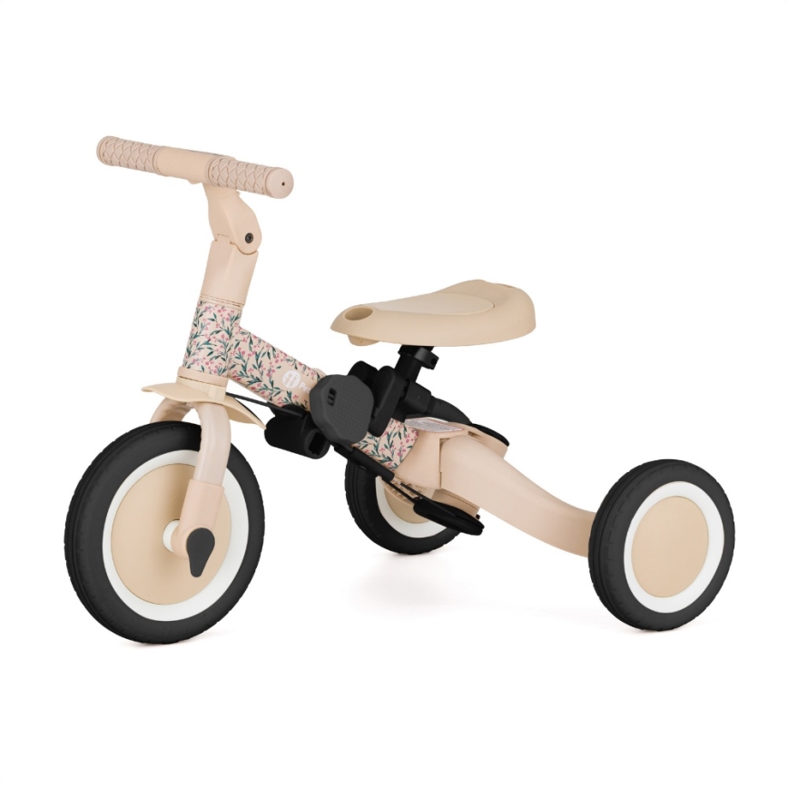 PETITE&MARS - Triciclo infantil 5 em 1 TURBO LIMITED Pink Meadow