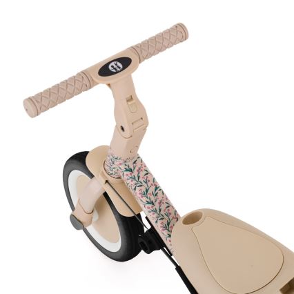 PETITE&MARS - Triciclo infantil 5 em 1 TURBO LIMITED Pink Meadow