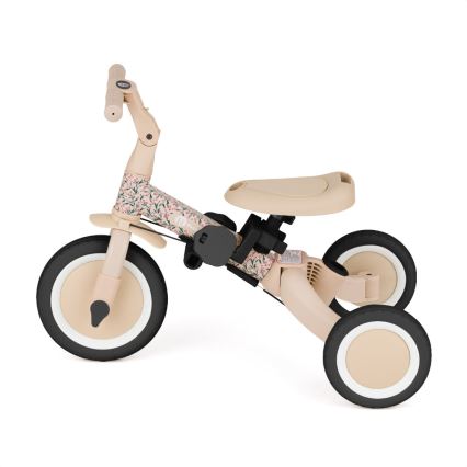 PETITE&MARS - Triciclo infantil 5 em 1 TURBO LIMITED Pink Meadow