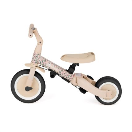 PETITE&MARS - Triciclo infantil 5 em 1 TURBO LIMITED Pink Meadow