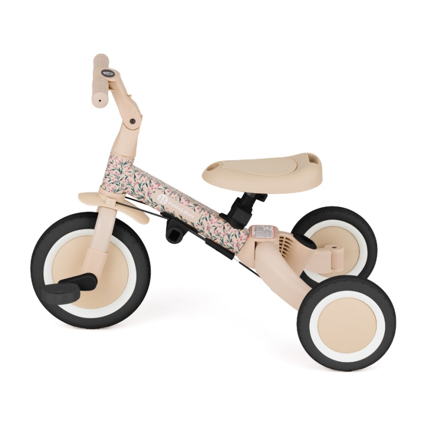 PETITE&MARS - Triciclo infantil 5 em 1 TURBO LIMITED Pink Meadow