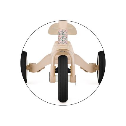 PETITE&MARS - Triciclo infantil 5 em 1 TURBO LIMITED Pink Meadow