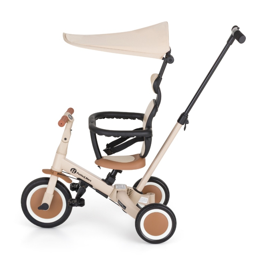 PETITE&MARS - Triciclo infantil 5 em 1 TURBO PLUS Areia do Deserto