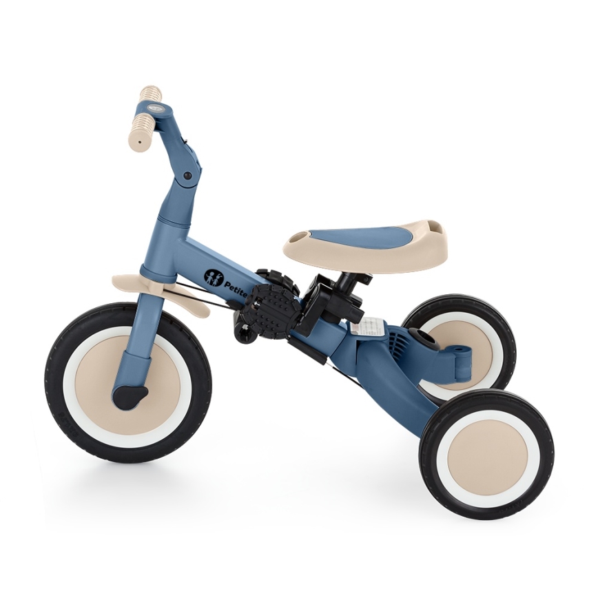 PETITE&MARS - Triciclo infantil 5 em 1 TURBO PLUS Azul Oceano