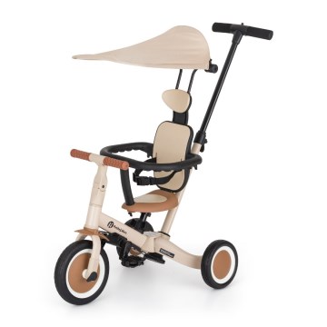 PETITE&MARS - Triciclo infantil 5 em 1 TURBO PLUS Bege Deserto