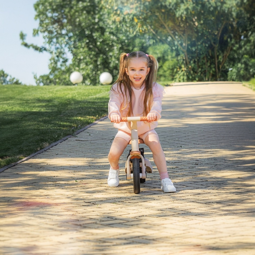 PETITE&MARS - Triciclo infantil 5 em 1 TURBO PLUS Bege Deserto