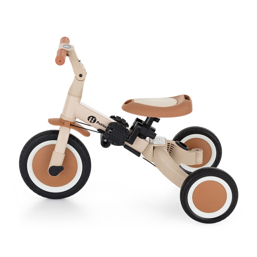 PETITE&MARS - Triciclo infantil 5 em 1 TURBO PLUS Bege Deserto