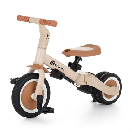 PETITE&MARS - Triciclo infantil 5 em 1 TURBO PLUS Bege Deserto