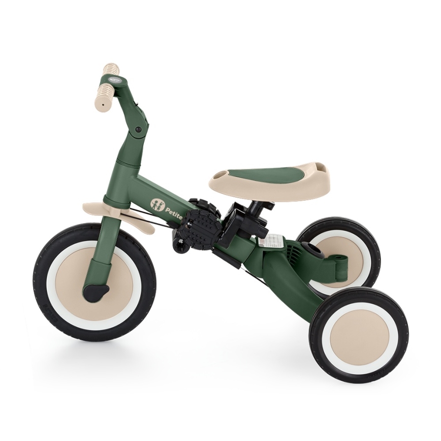 PETITE&MARS - Triciclo infantil 5 em 1 TURBO PLUS Verde Névoa