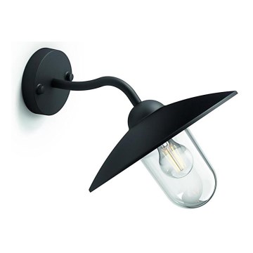 Philips 01643/30/PN - Luz de parede de exterior HAMMOCK 1xE27/60W/230V IP44