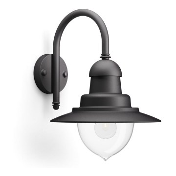 Philips 01652/30/PN - Luz de parede de exterior MYGARDEN RAINDROP 1xE27/60W/230V IP44