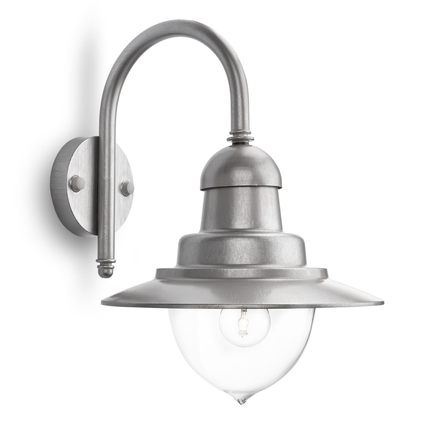 Philips 01652/52/16 - Luz de parede de exterior MYGARDEN RAINDROP 1xE27/53W IP44