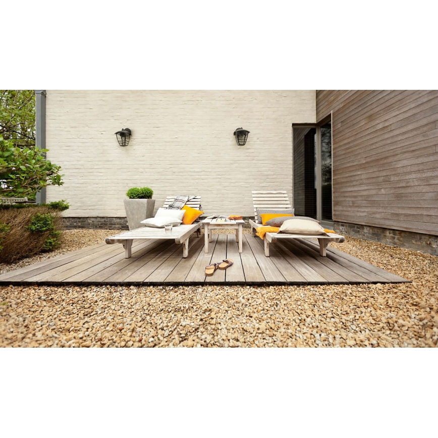 Philips - Iluminação de parede exterior 1xE27/60W/230V