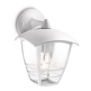Philips 15381/31/16 - Iluminação de parede exterior CREEK 1xE27/60W/230V IP44