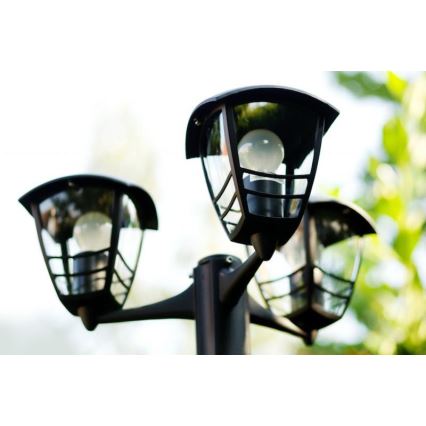 Philips 15385/30/16 - Candeeiro de exterior MYGARDEN CREEK 3xE27/60W/230V IP44