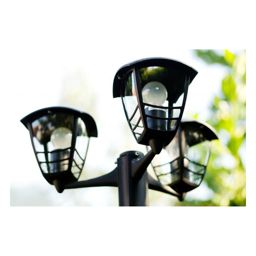 Philips 15385/30/16 - Candeeiro de exterior MYGARDEN CREEK 3xE27/60W/230V IP44