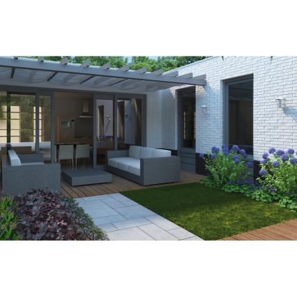 Philips - Luz de parede de exterior com sensor 1xE27/60W IP44