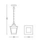 Philips 15406/86/PN - Candelabro exterior HEDGE 1xE27/60W/230V IP44