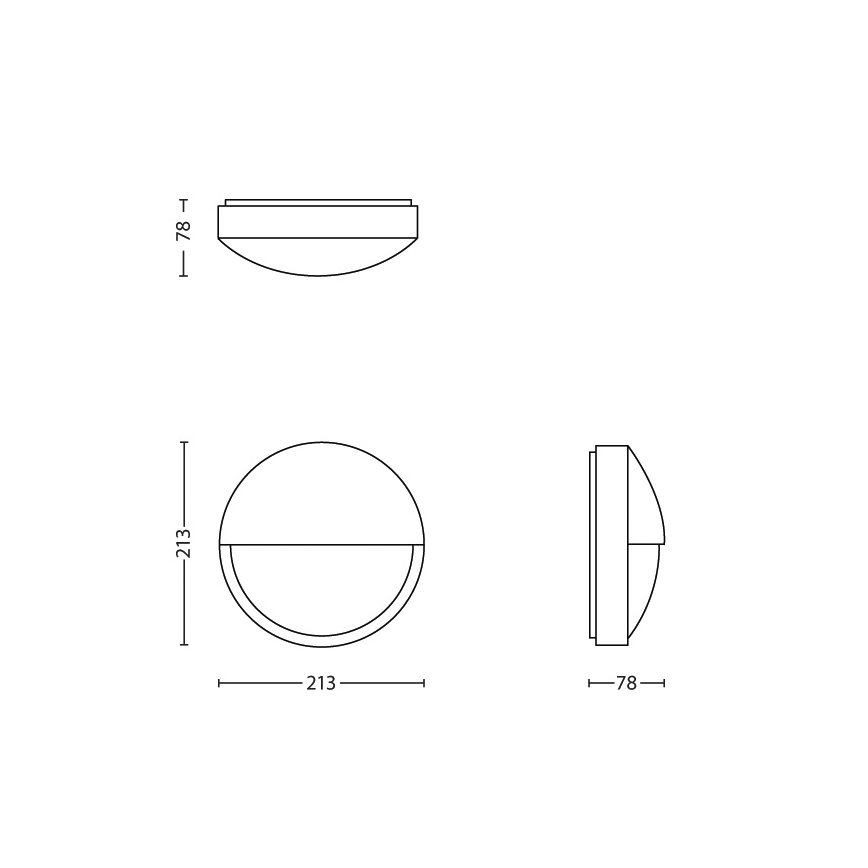 Philips - Iluminação de parede exterior LED LED/6W IP44