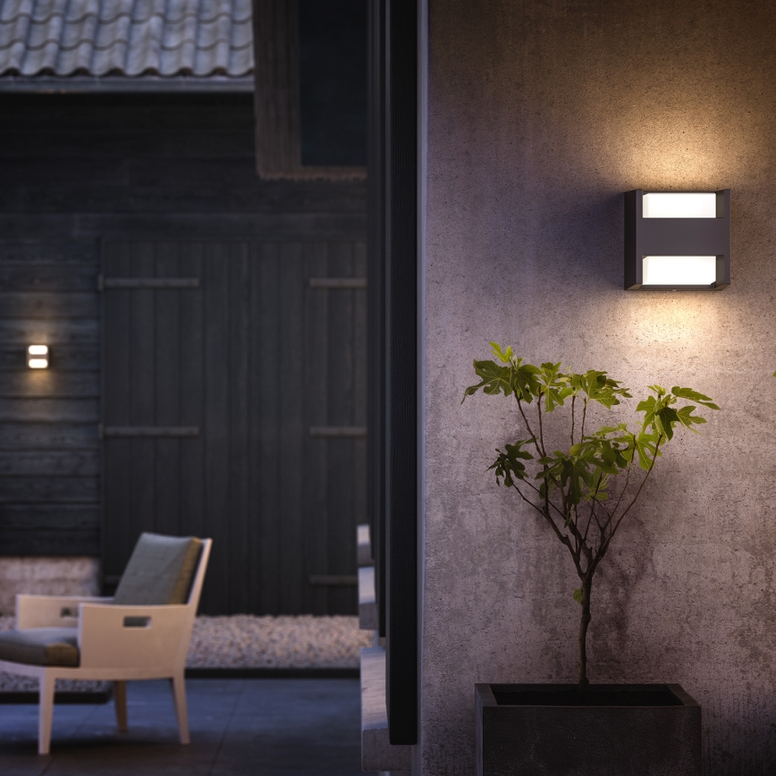 Philips - Iluminação de parede exterior LED LED/4,5W/230V 2700K IP44