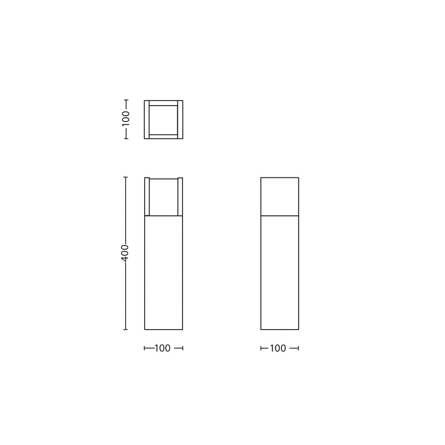 Philips - Candeeiro exterior LED LED/6W/230V 4000K IP44