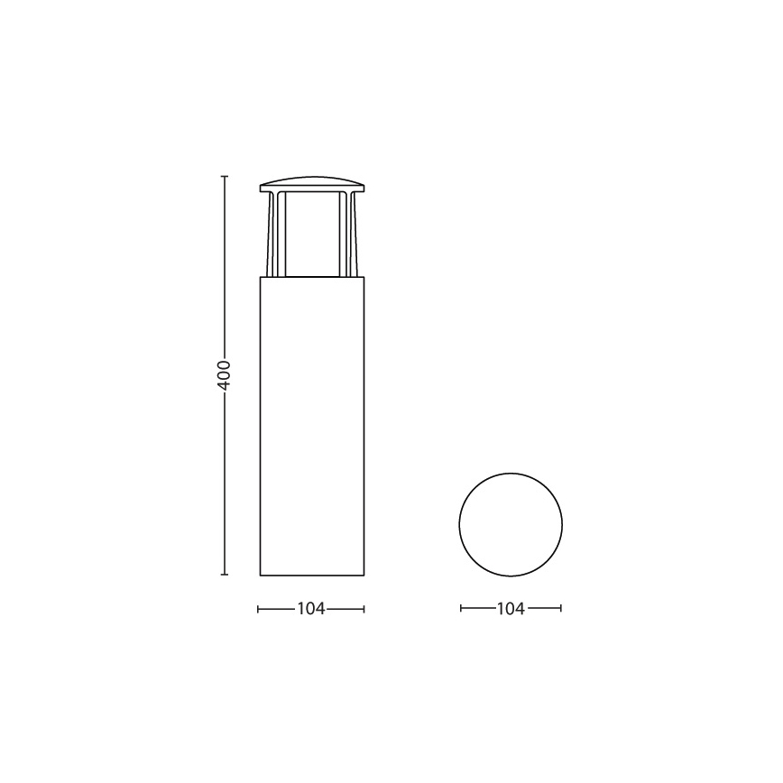 Philips - Lâmpada LED para exterior LED/6W/230V IP44