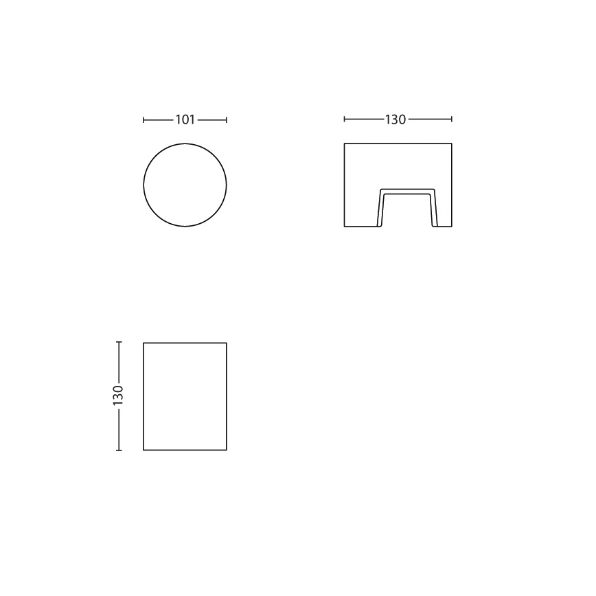 Philips - Luminária de exterior LED/6W/230V IP44