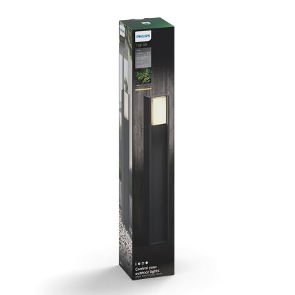Philips - Candeeiro exterior LED com regulação Hue TURACO 1xE27/9,5W/230V IP44