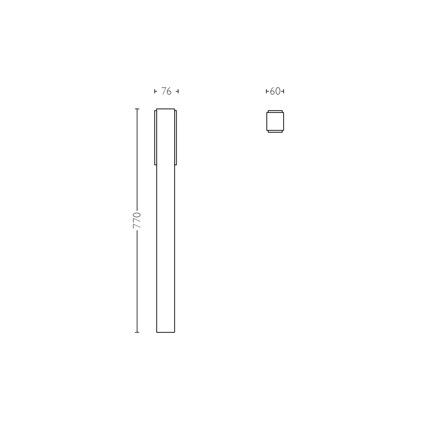 Philips - Candeeiro exterior LED 2xLED/4,5W/230V IP44
