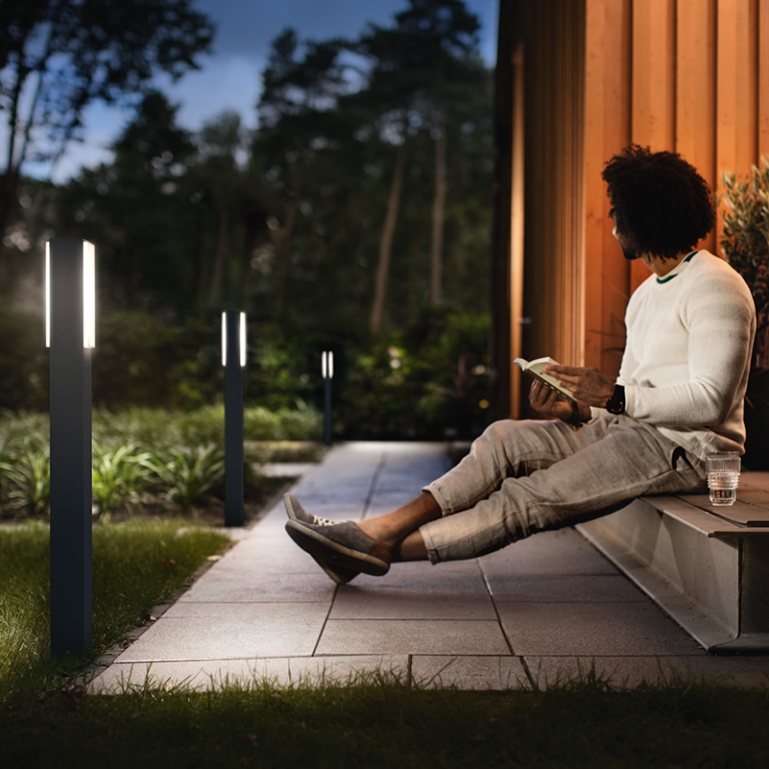 Philips - Iluminação exterior de coluna 2xLED/4,5W IP44