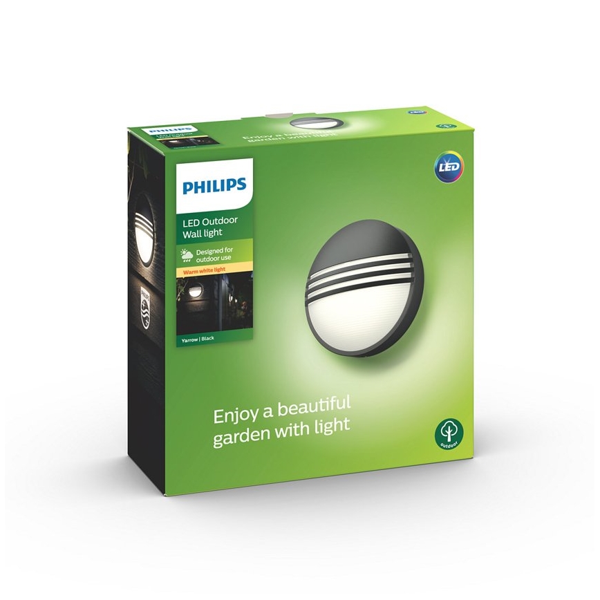 Philips - Candeeiro de exterior E27/60W/230V IP44