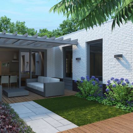 Philips 17105/93/16 - Luz de parede de exterior MYLIVING FRAGRANCE 1xE27/20W IP44