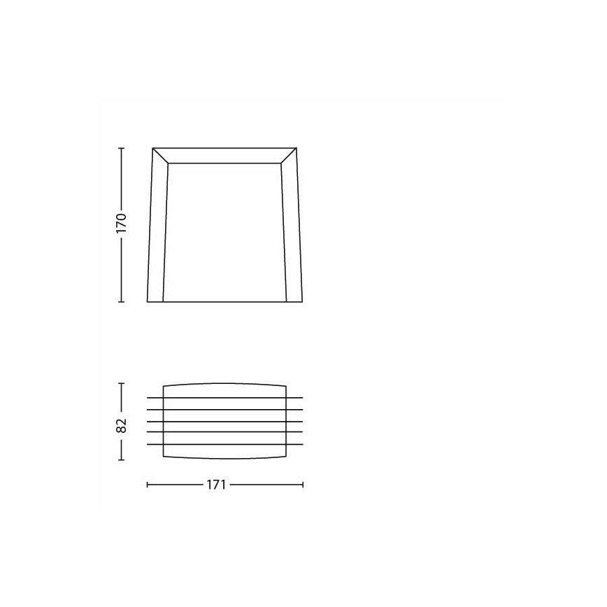 Philips - Luz de exterior 1xE27/15W/230V IP44