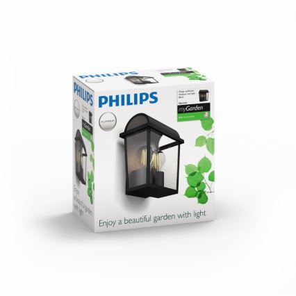 Philips 17235/30/PN - Luz de parede de exterior HARVEST MyGarden 2xE27/42W/230V IP44