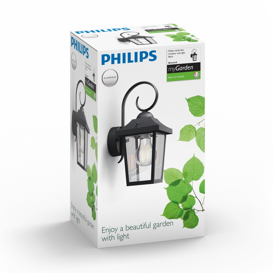 Philips - Iluminação exterior 1xE27/60W/230V IP44
