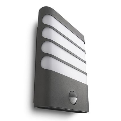 Philips - Aplique de parede exterior com sensor LED/3W/230V IP44
